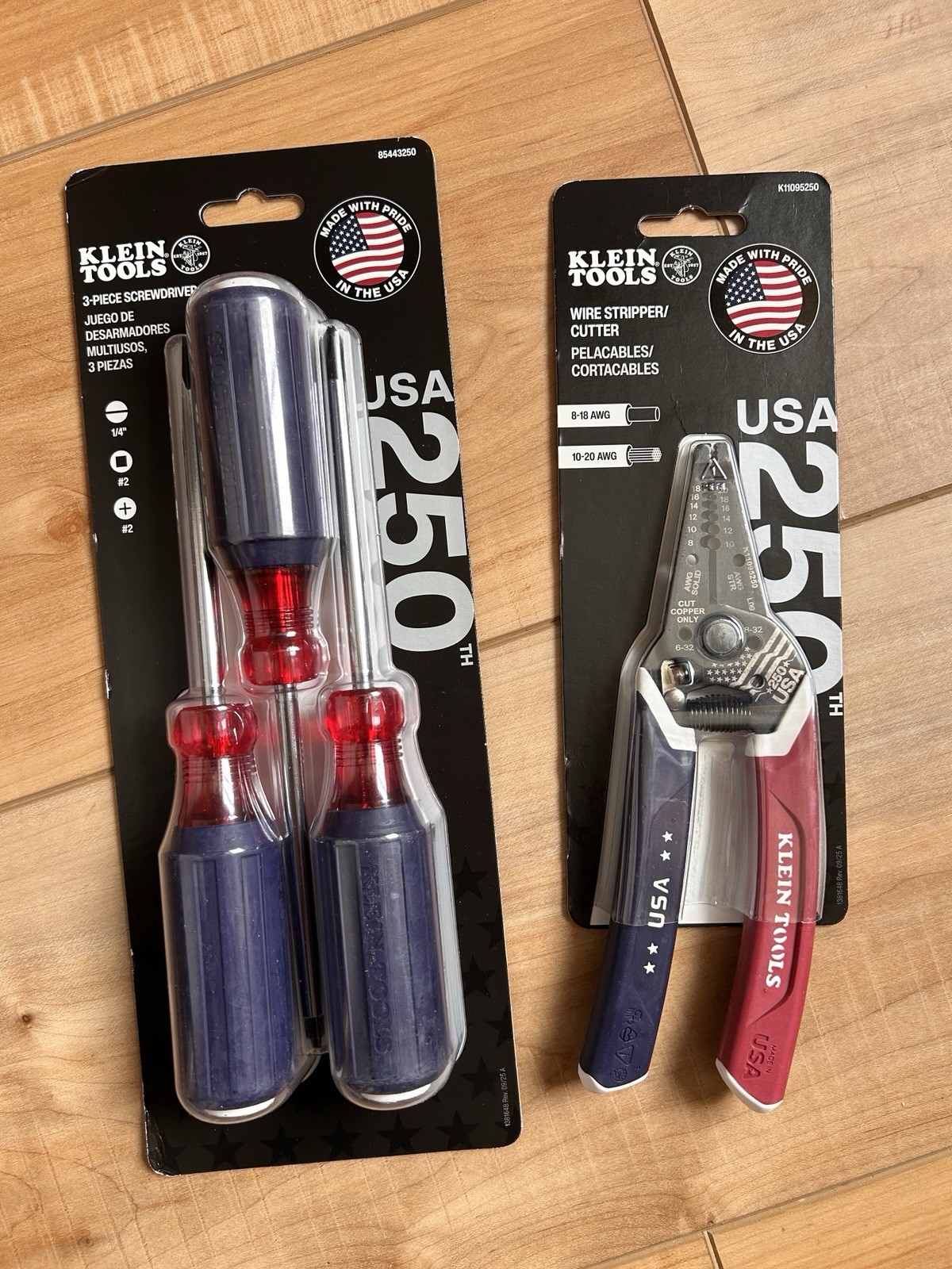 Klein Tools USA 250th Anniversary LIMITED EDITION – Screwdrivers & Stripper