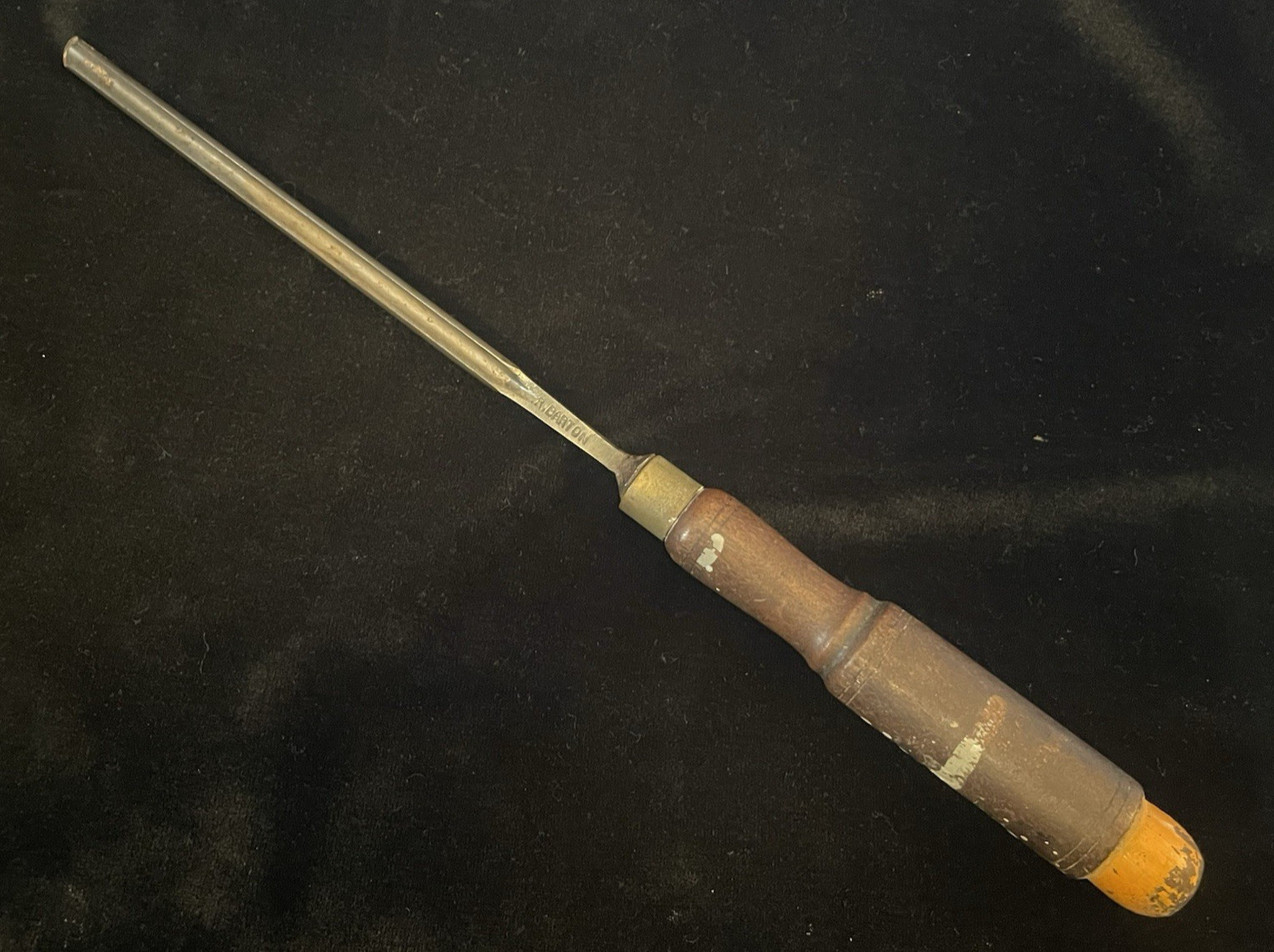 D. R. Barton 1/4″ Wood Carving Gouge Tang Chisel Fine Antique Edge Tool 🌺