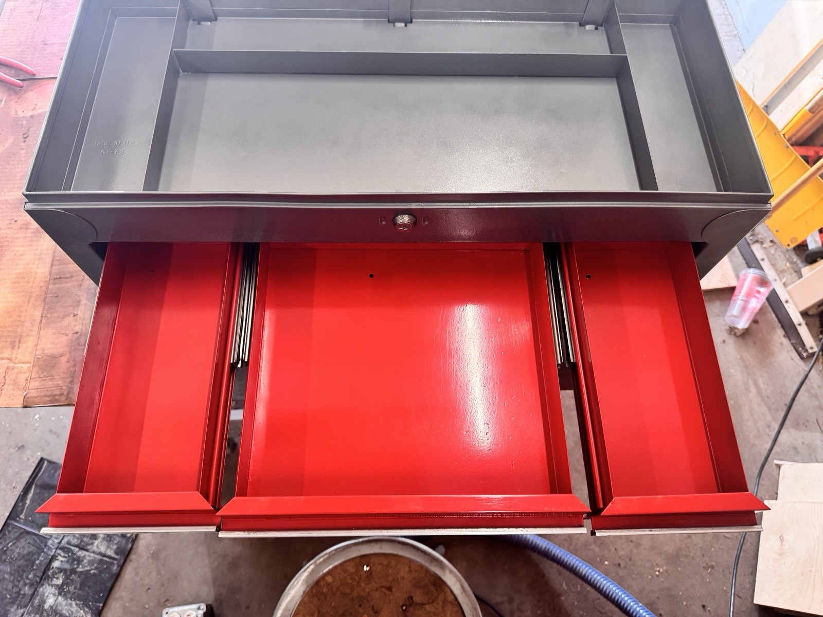 Restored Vintage 1970’s Craftsman 6-Drawer Top Chest Mechanic’sTool Box No Key