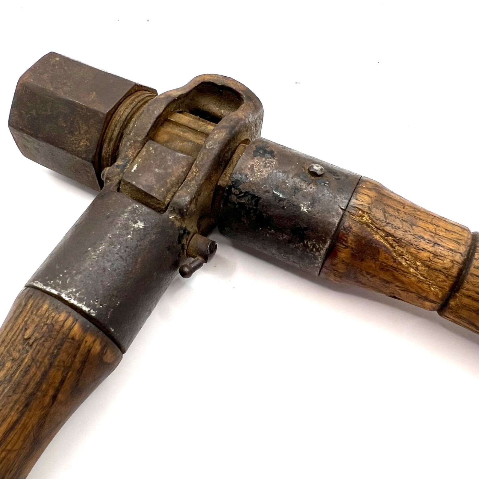Millers Falls No 4 Pratt Patent Ratchet T Auger Handle Wood Wrench Boring Tool