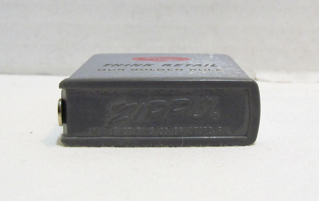 ZIPPO VINTAGE ADVERTISING TAPE MEASURE SUPER VALU THINK RETAIL OUR GOLDEN RULE