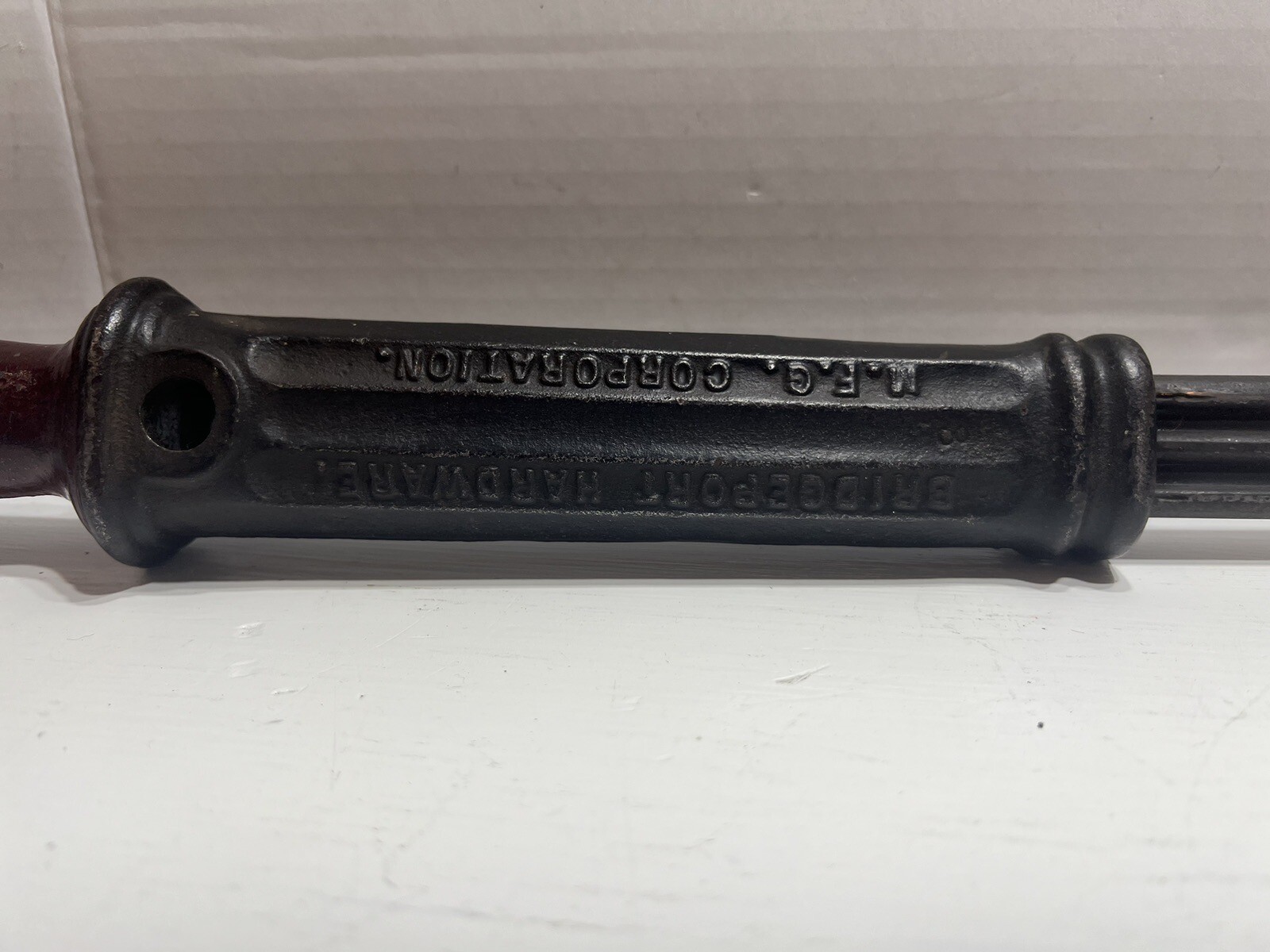 Vintage Nail Puller Bridgeport HDWE MFG No.20 Made In USA, Pat No 708841