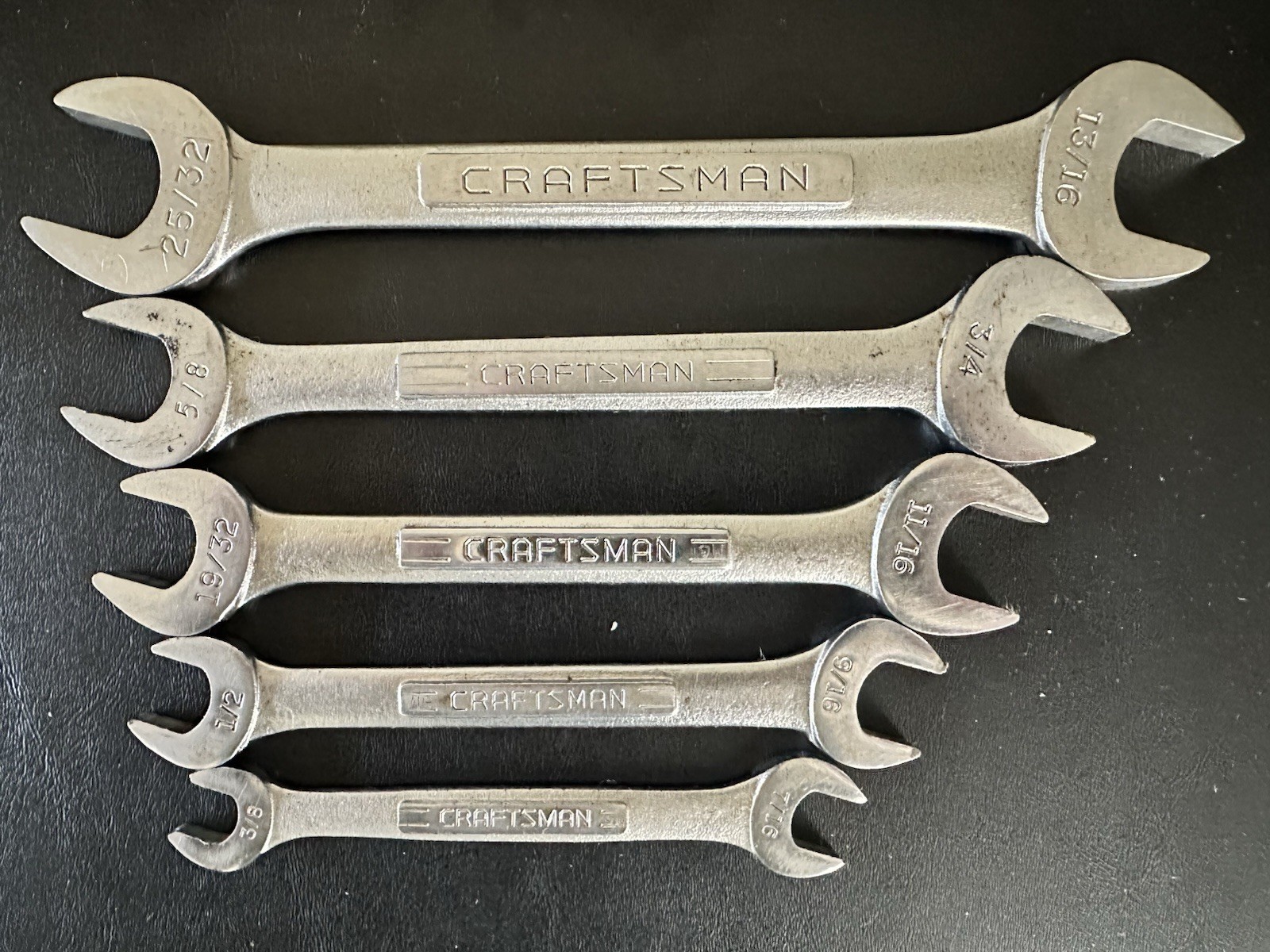 Lot Of 5 -V- Series Craftsman Wrenches USA MADE various Sizes. See Description