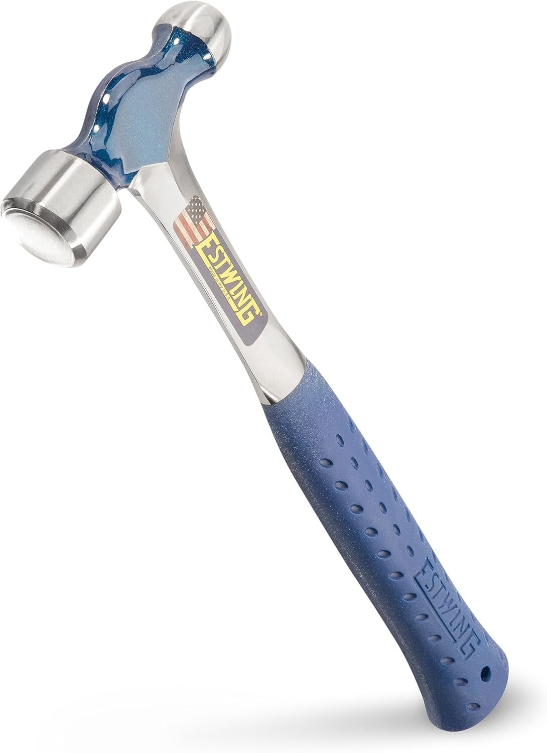 All-American 16 oz Ball Peen Hammer – Forged Steel with Shock Grip