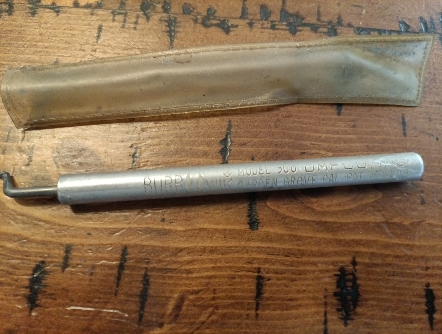 Vintage BURR QWIK Machinist Tool Universal Metal Products Co. Model 500 USA Aa