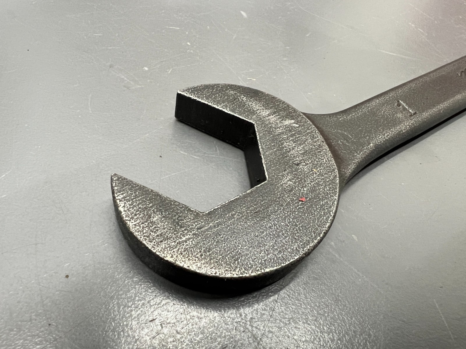 (f) VINTAGE MARTIN TOOLS 3720 SAE 1″ ANGLED HEAD WRENCH – BLACK – VGC – USA