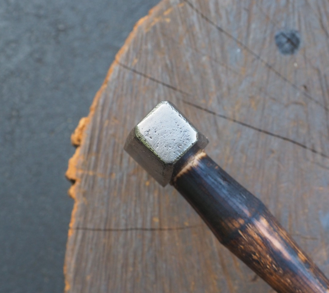 ODD 2.7LB SQUARE FACE “BOILER MAKER” RIVET PEIN HAMMER BLACKSMITH ANVIL VINTAGE
