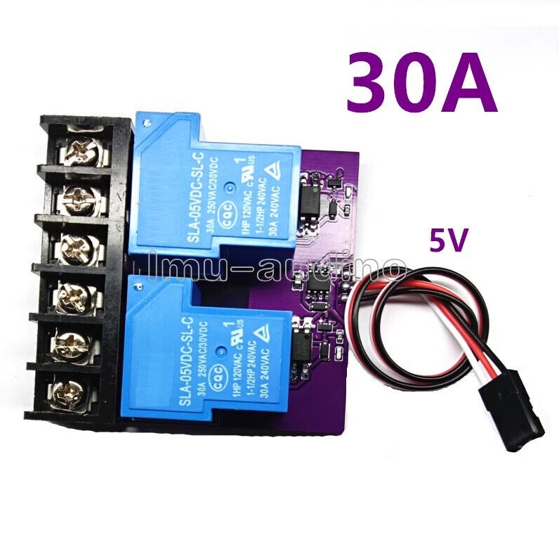 1CH Dual 30A PWM Relay Switch Navigation Light Remote Control for RC Airplane-