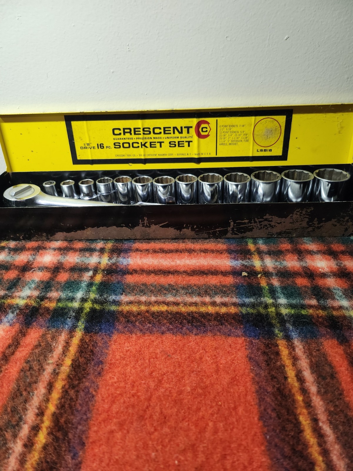 Vintage Crescent Socket Set Pre-owned Buffalo NY USA