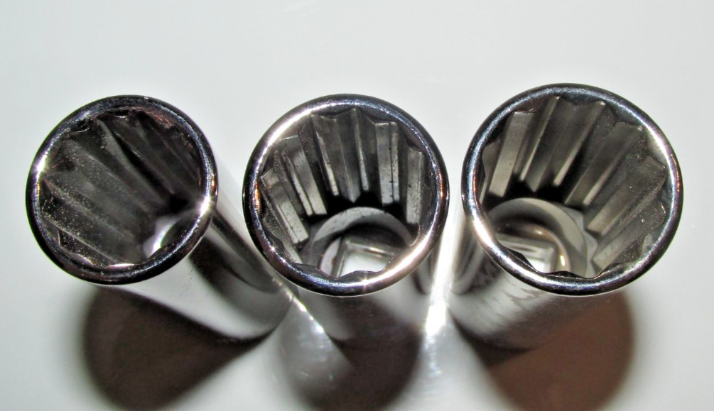 T #184 – Lot of 7 Craftsman Metric sockets, 3/8″ Drive, 16mm to 10mm, see desc.