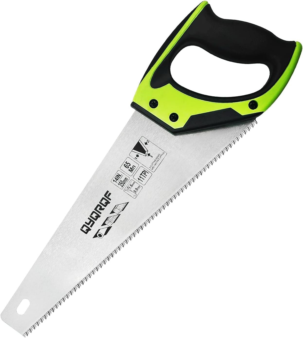 Versatile 14-Inch Fine-Cut Handsaw – Perfect for Wood, Plastic, and Drywall
