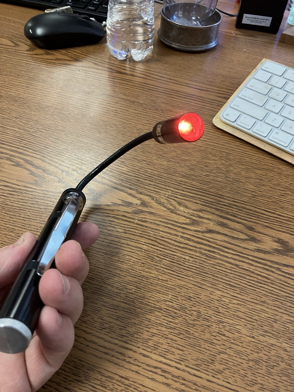 Flex-Light Flash Light Made In Kalamazoo Michigan RED Light