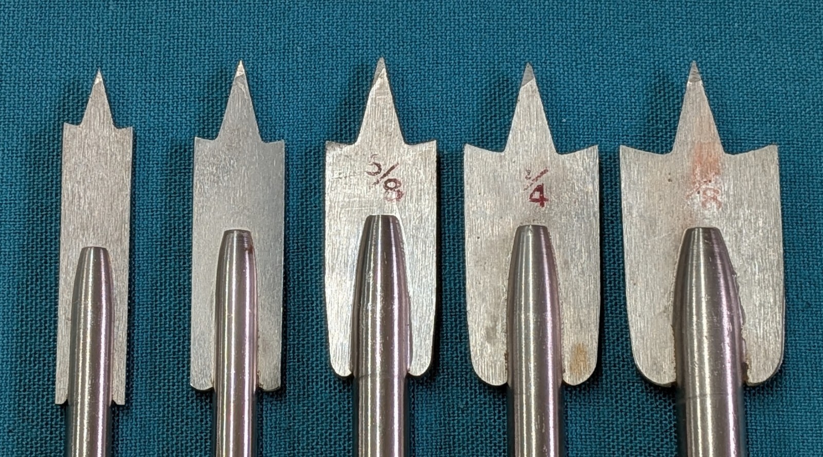 Millers Falls Tools Power Spade Bit Set No. 8006 w/ Original Case