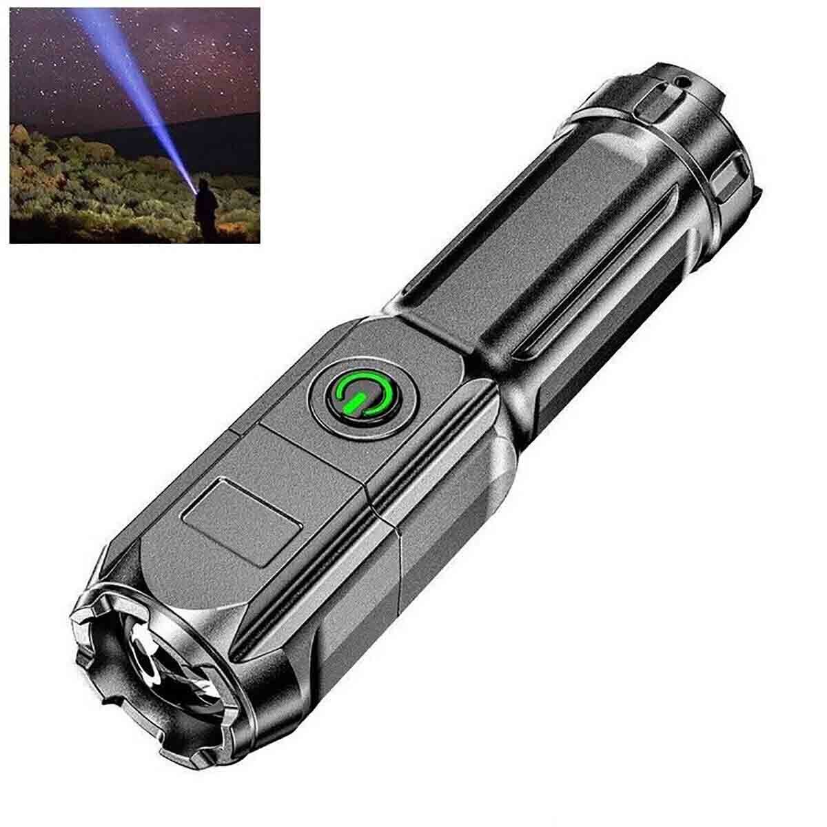 990000Lm Rechargeable Tactical Led Flashlight Torch Zoomable