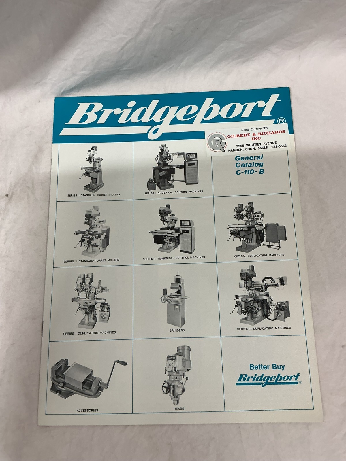 Vintage Bridgeport General Catalog C-110B