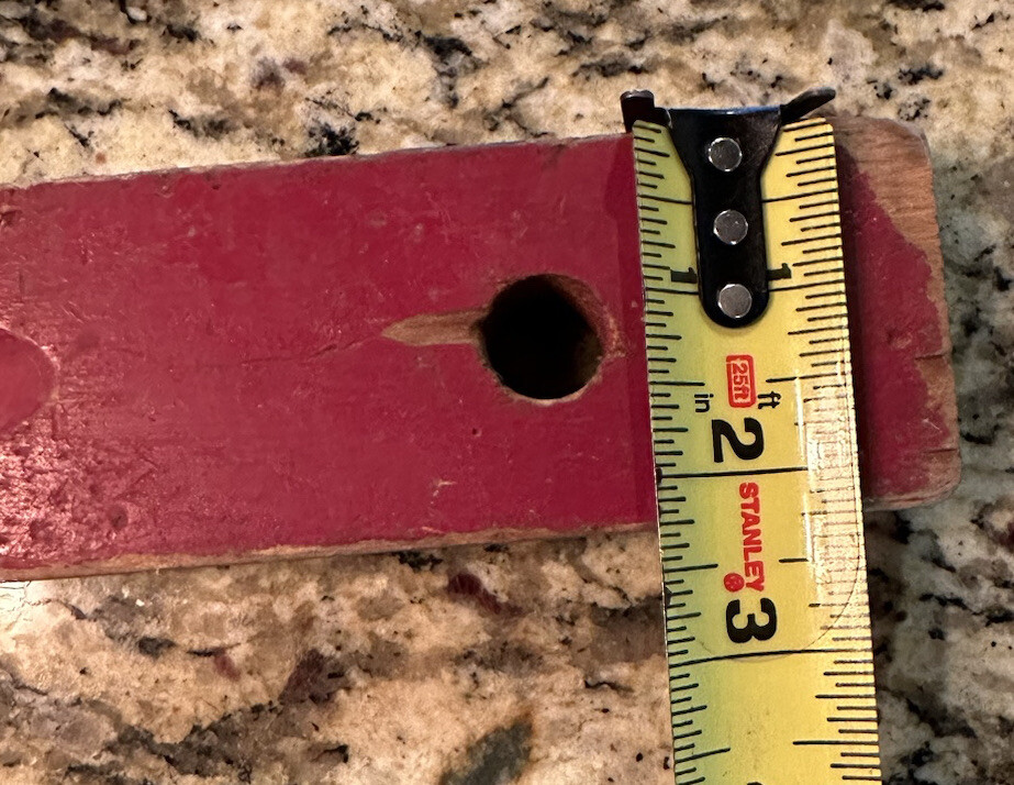 Vintage Stanley Defiance Wooden Level No. 1295 – 18″ and small bubble level