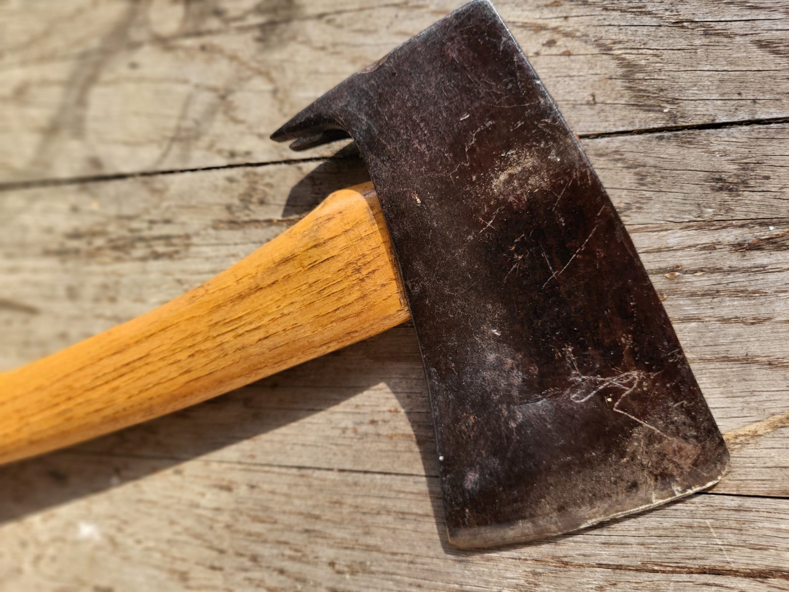 Vintage Clean Belnap BLUEGRASS All Purpose Hatchet, Embossed Tommy Axe Style
