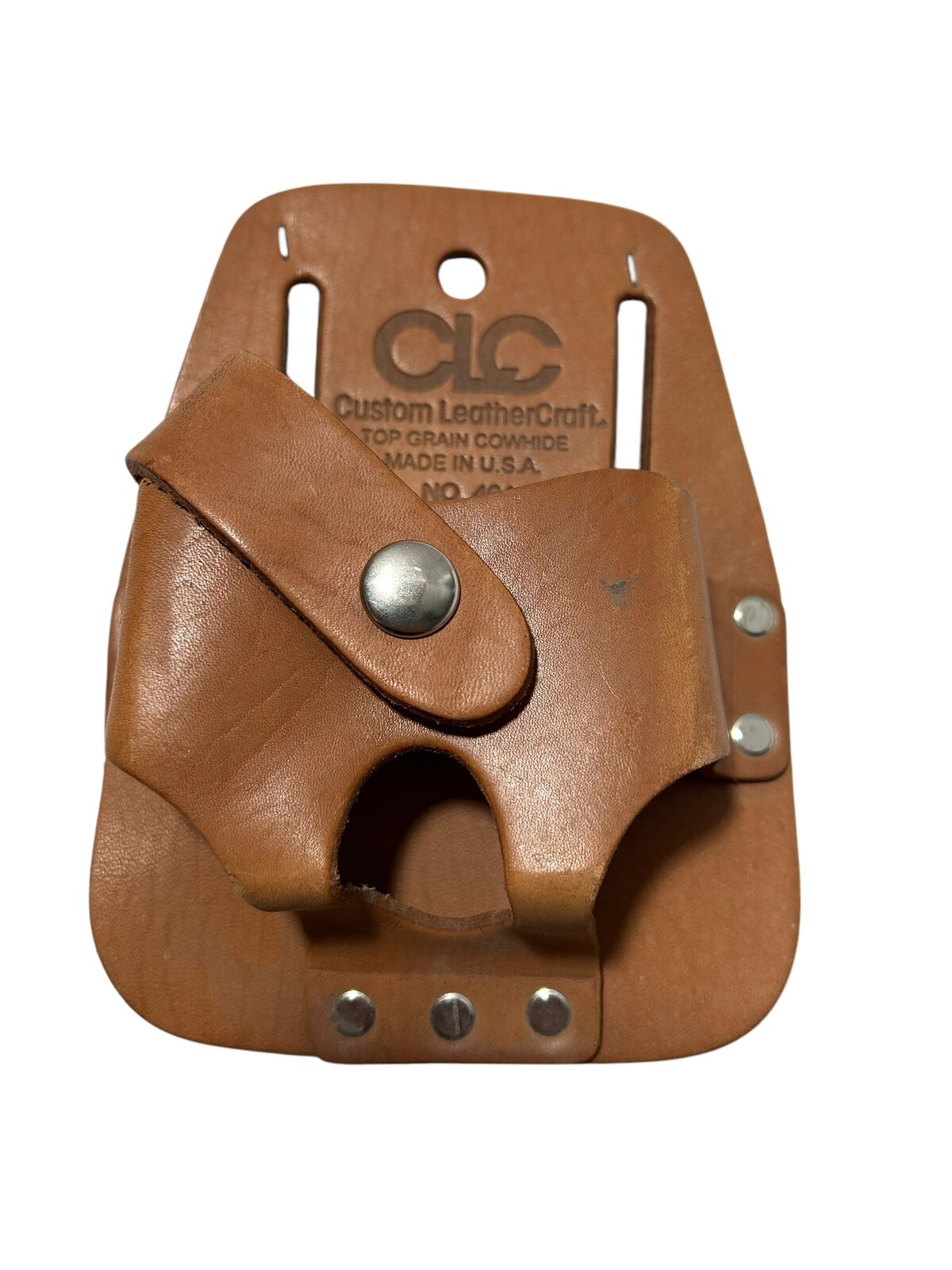 Estate Custom Leather Craft Top Grain Cowhide Made in USA No. 464 Belt Tool Hold