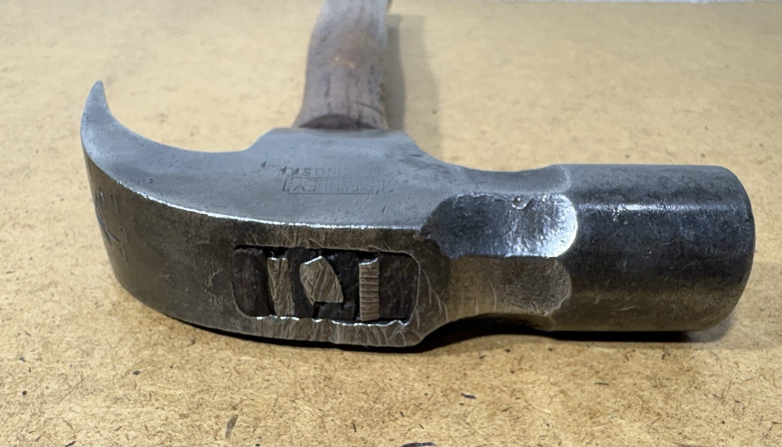 Vintage Antique Tools Stanley USA Bell System Claw Hammer LONG BELL Shape HEAD