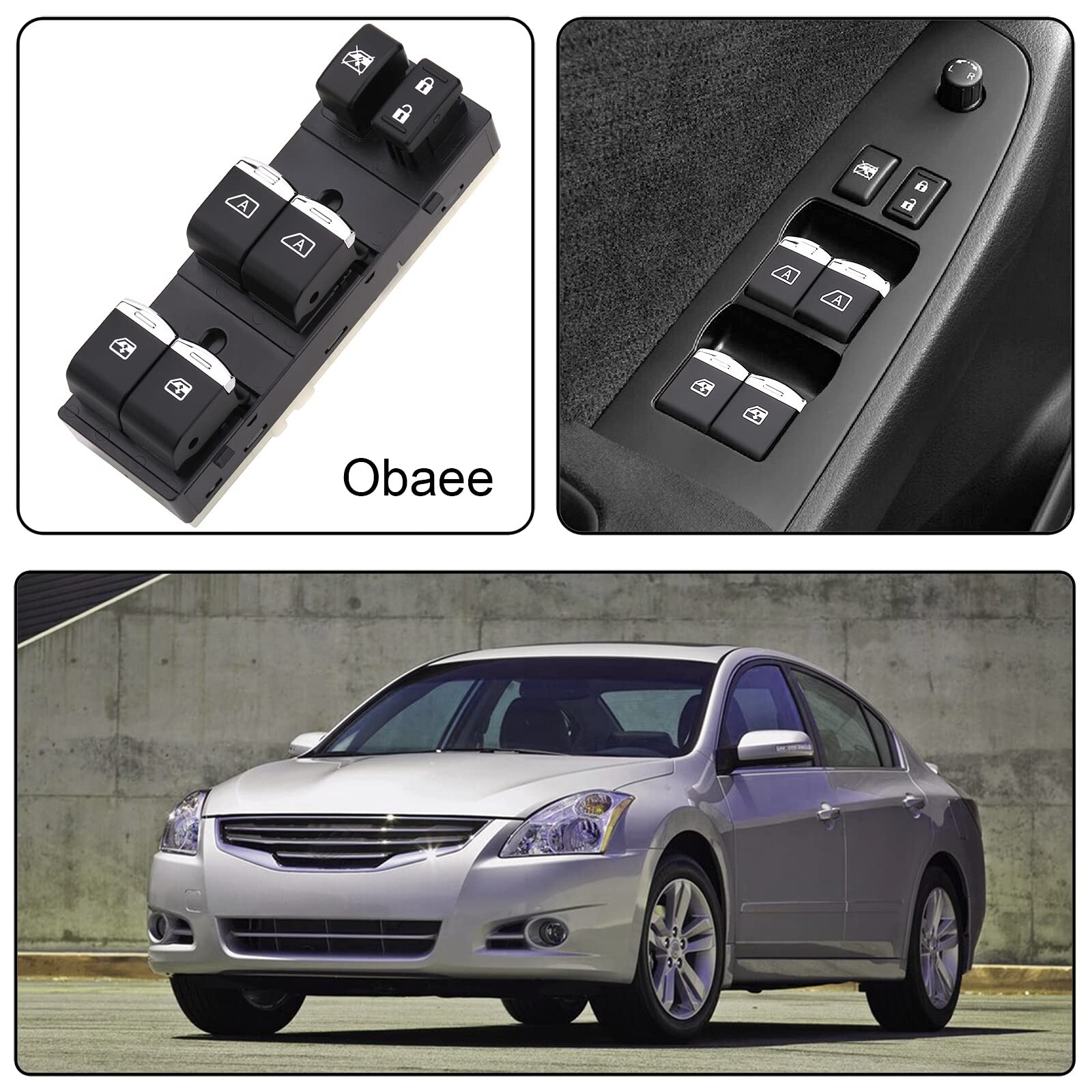 Upgraded Version Master Power Door Lock Window Switch Compatible with Nissan …