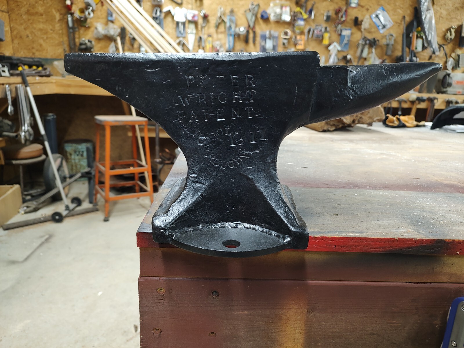 Rare 39lb Peter Wright Anvil