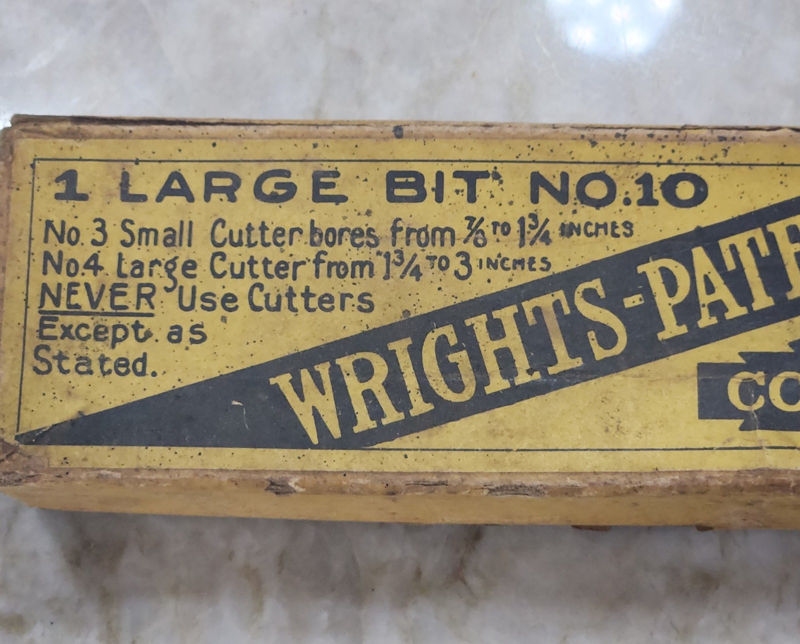 1930’s Wright’s Patent Expansive Bit With Two Cutters Made In CT ConVal Co.