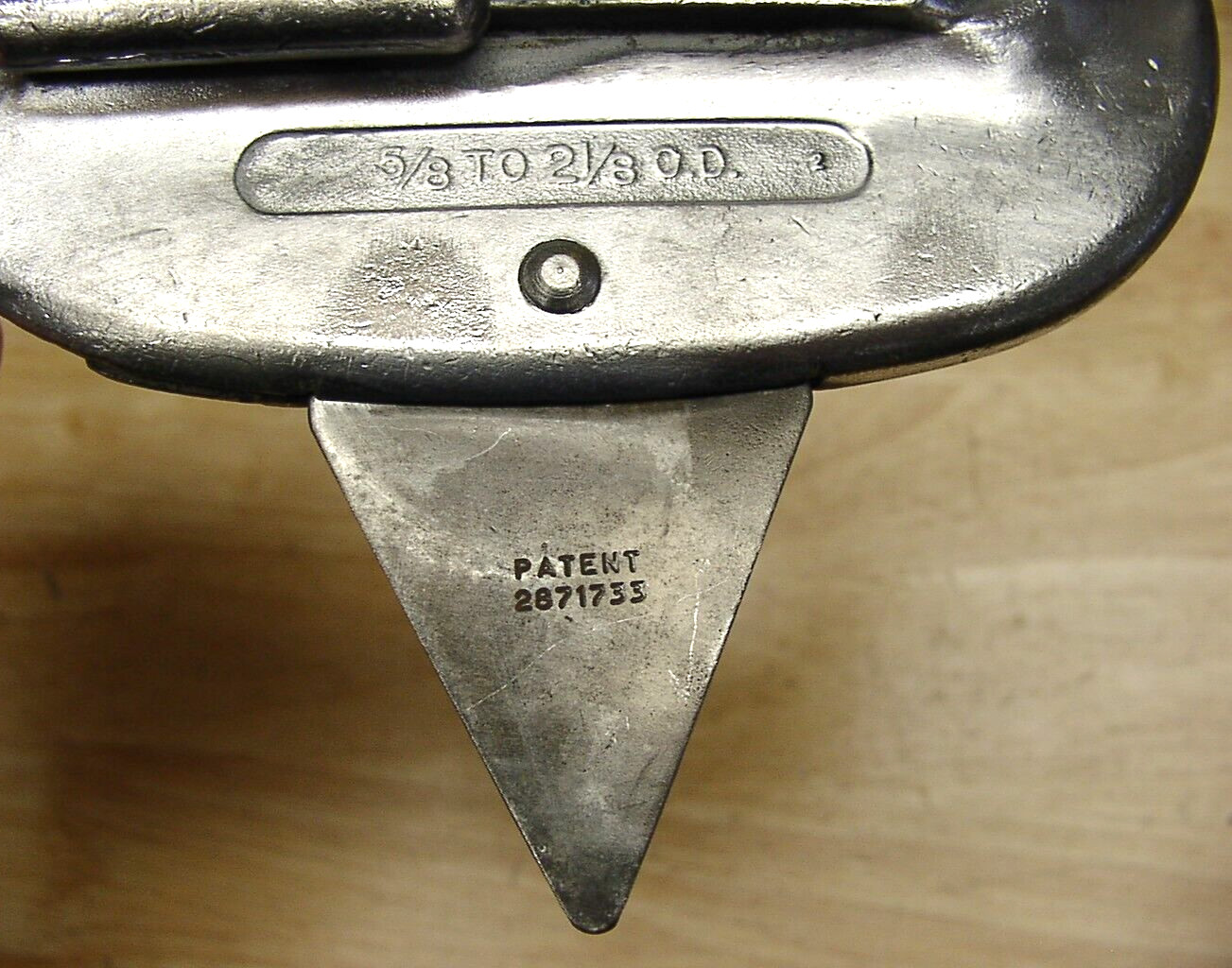Old Used Tools Ridgid No.20 Tubing Cutter,5/8″-2-1/8″ O.D. Capacity,Lot 6,EXC