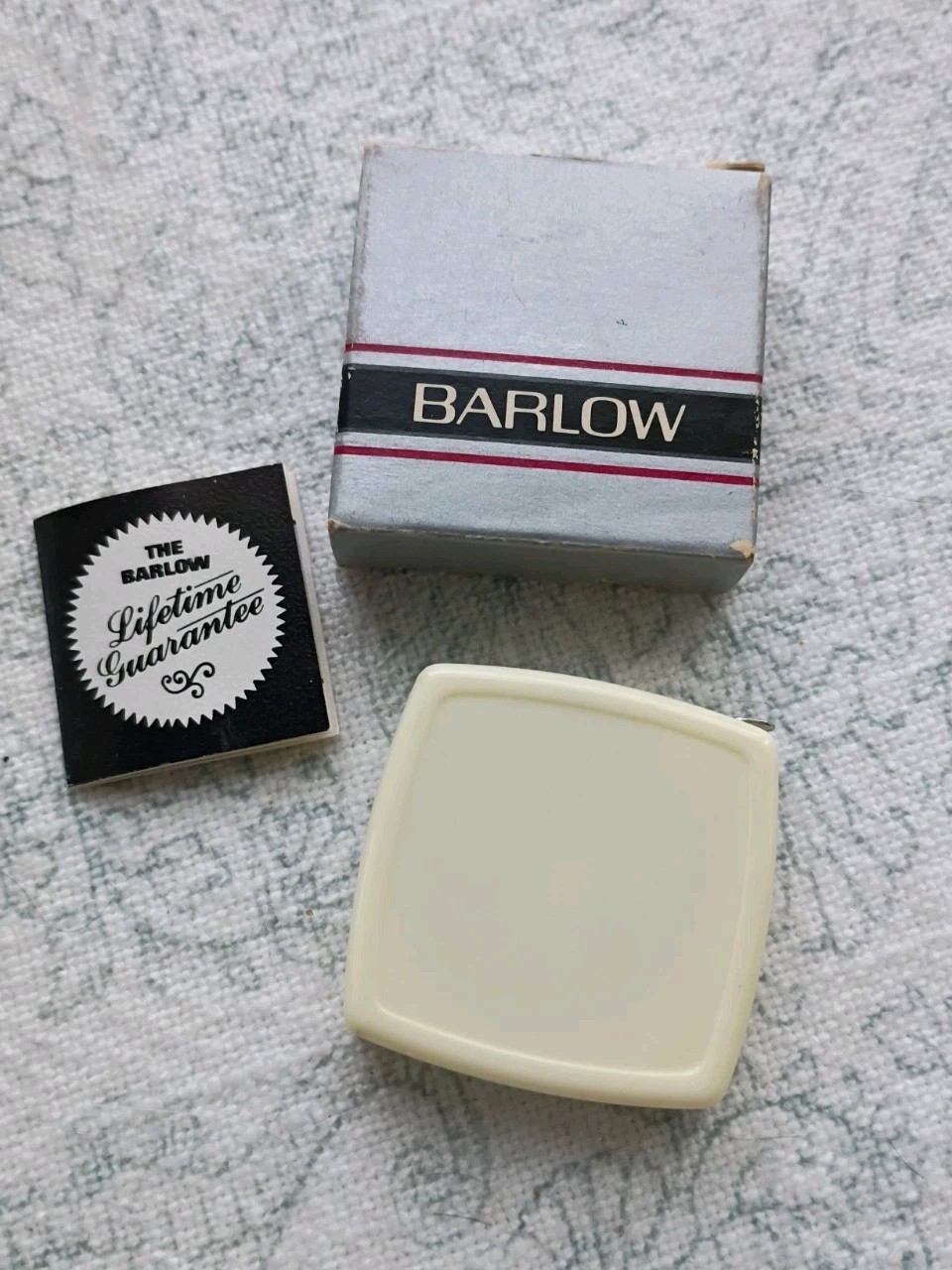 VTG Pocket Tape Measure Barlow Brand Somerset Plumbing Supply USA UNUSED IN BOX