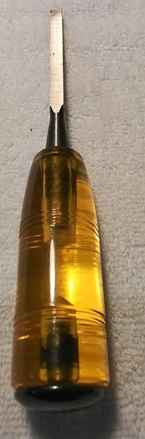 16-204 STANLEY” WORK MASTER ” 1/4″WOOD CHISEL WITH METAL CAP USA 🇺🇸