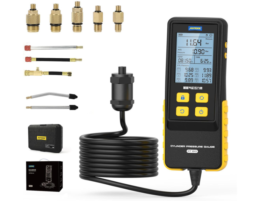 Probador digital de compresión automotriz 0-426 PSI. Herramienta para medir la c