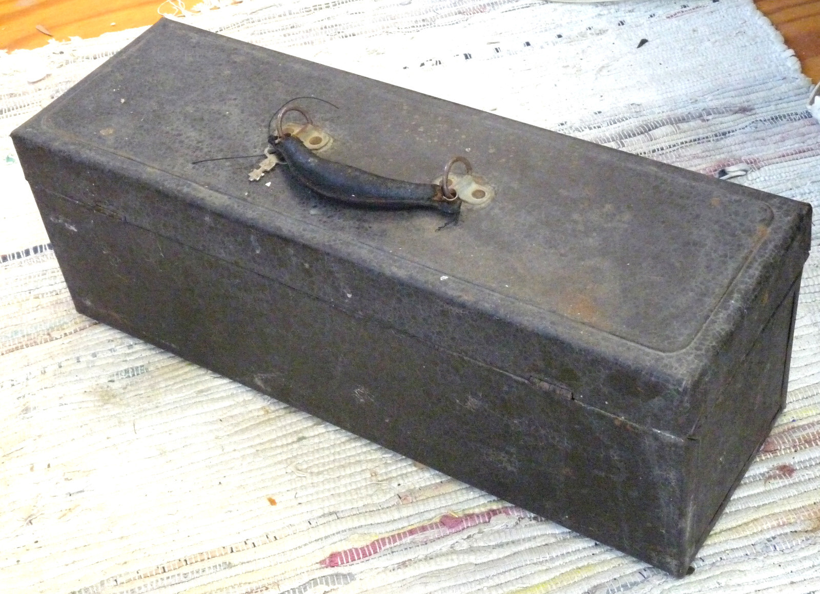 Vintage S-K Toolbox Chest Tray Chicago IL Sherman Klove key 19 1/4″
