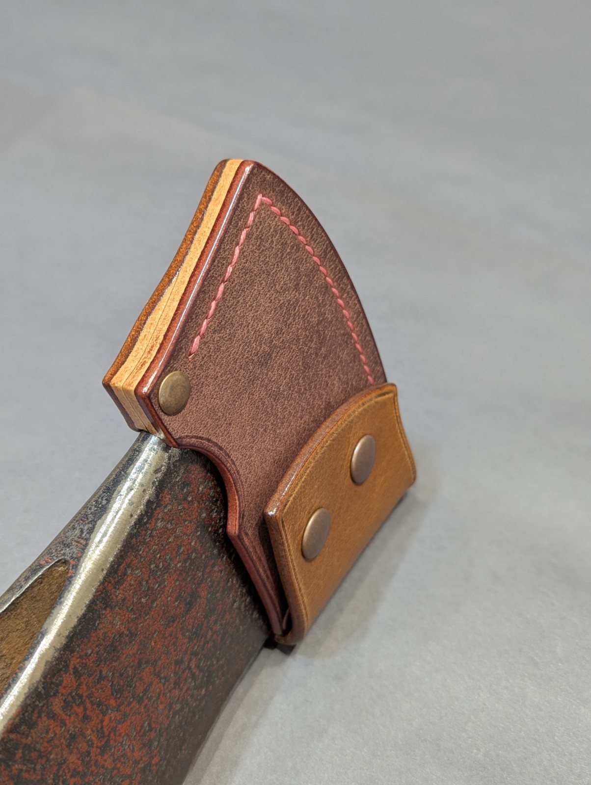 Council Tool 3.5lb Dayton Felling Ax Handmade Leather Axe Mask “Only” Read Descr