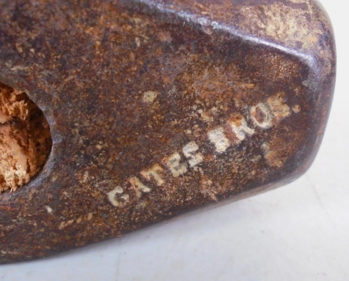 VINTAGE GATES BROS. BLACKSMITH “DOMING” MEATAL FORMING HAMMER (3 Pounds 14oz.)