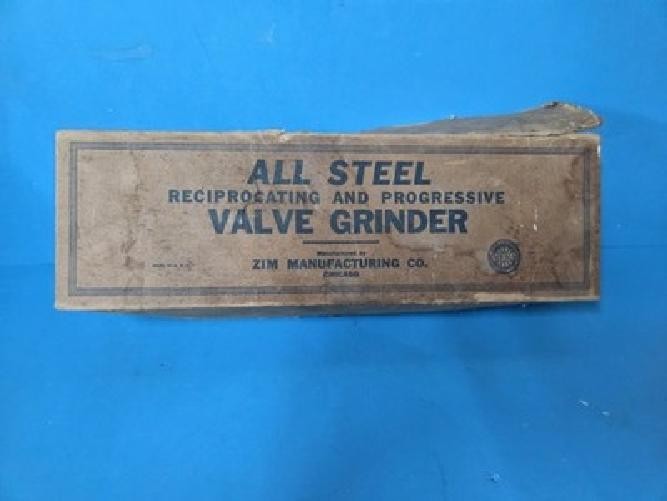 Antique ZIM MFG. CO. NO.307 Reciprocating Progressive Valve Grinder Box Tool