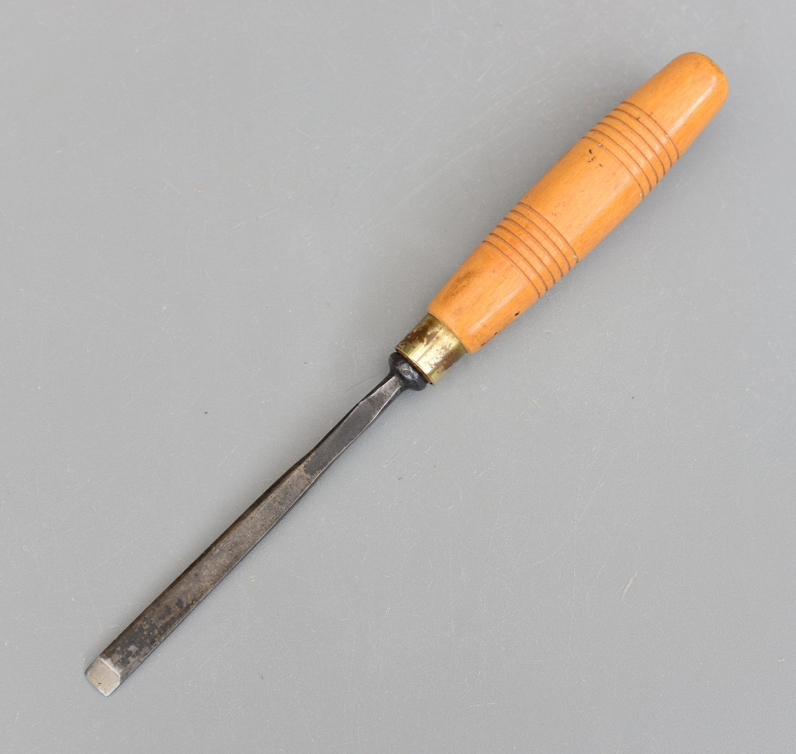 Vintage Henry Taylor Sheffield England Carving Gouge 9mm No4 Chisels Acorn brand