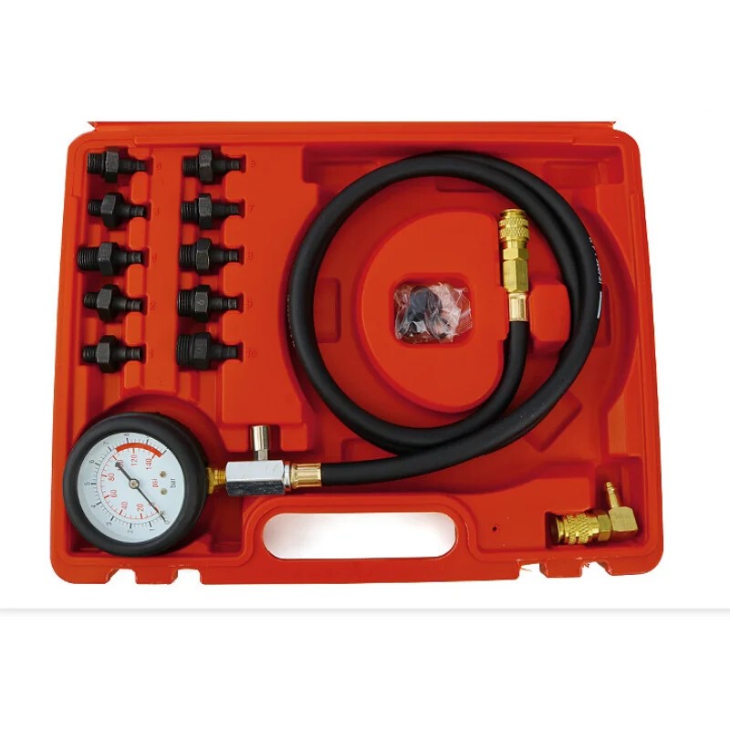 Car Engine auto pressure gauge Test Detector Kit Tester Low Oil Warning Devices
