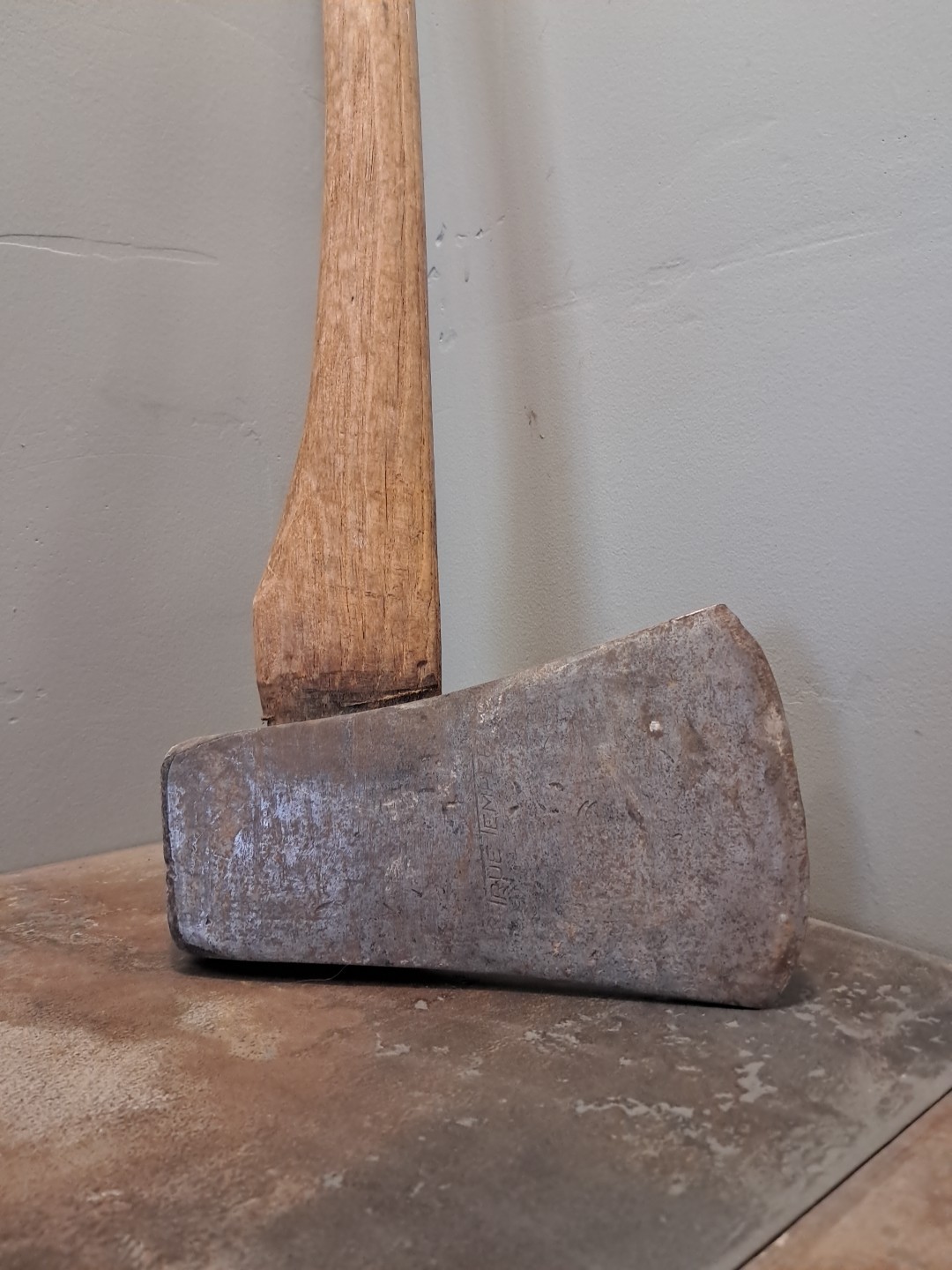 LARGE TRUE TEMPER FLINT EDGE KELLY WORKS AXE 6.4LBS TOTAL WEIGHT