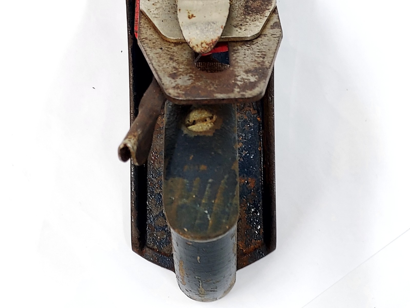 Vintage STANLEY HANDYMAN Old Blue 9.5-Inch Wood Planer Made in USA