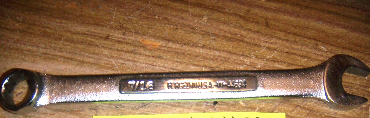 VTG CRAFTSMAN NOS 7/16″ combo wrench # =V= 12 PT