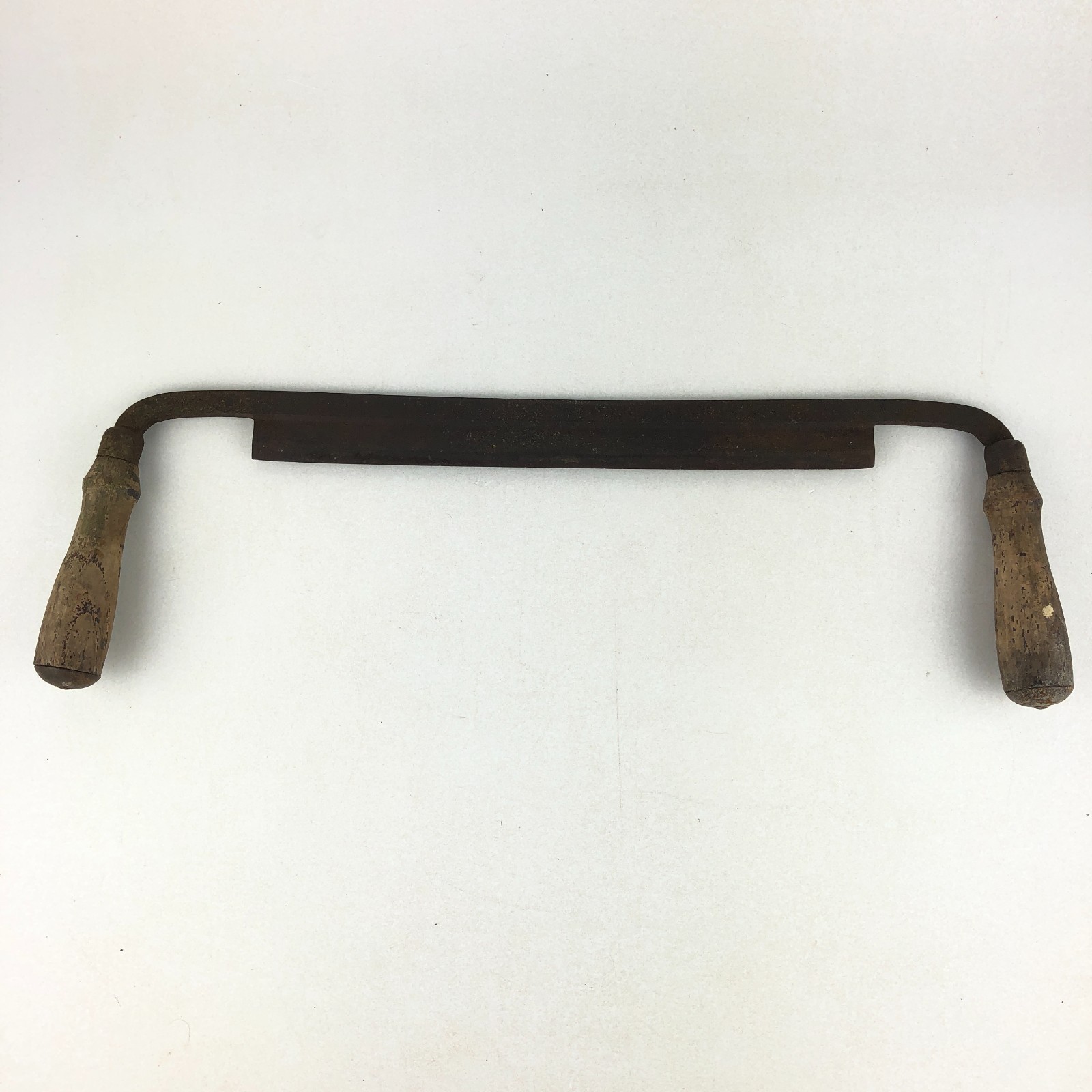 Vintage LAKESIDE Draw Knife with 12″ Blade Shave Primitive Woodworking Shop USA