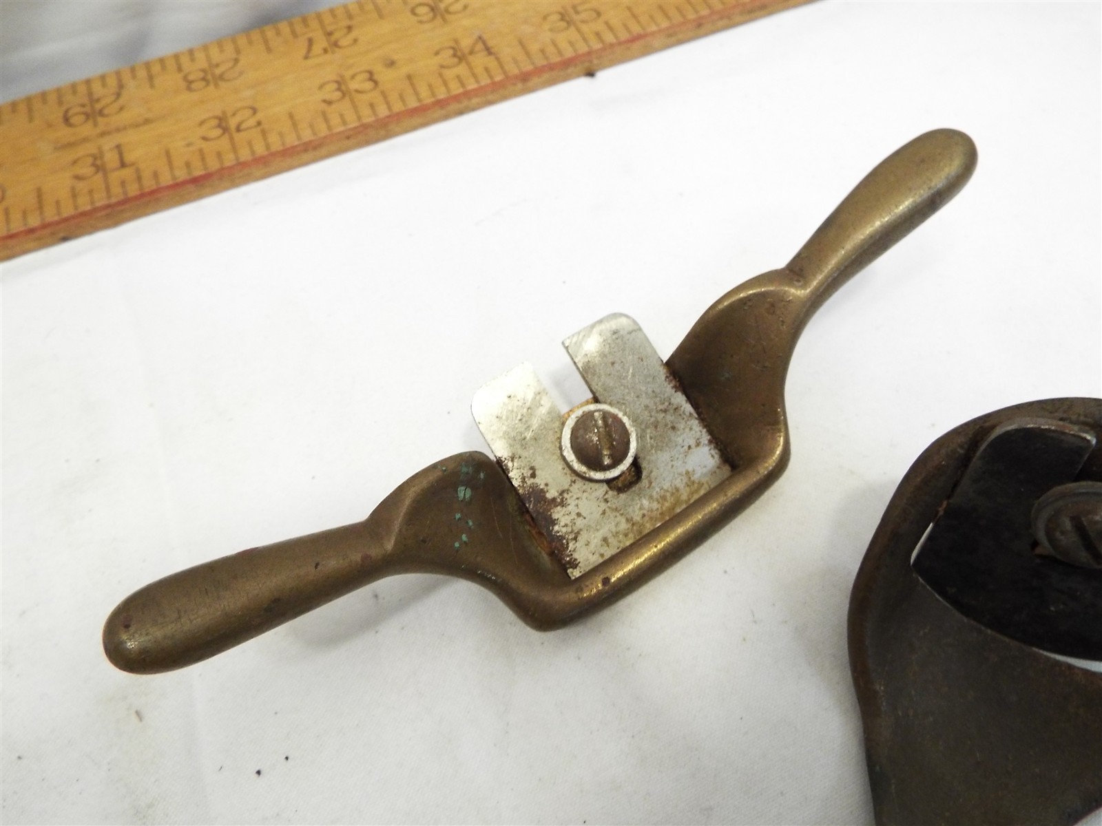 Lot Mini Gun Metal Violin Makers Spoke Shave Planes Brass Tool Luthier Hobby