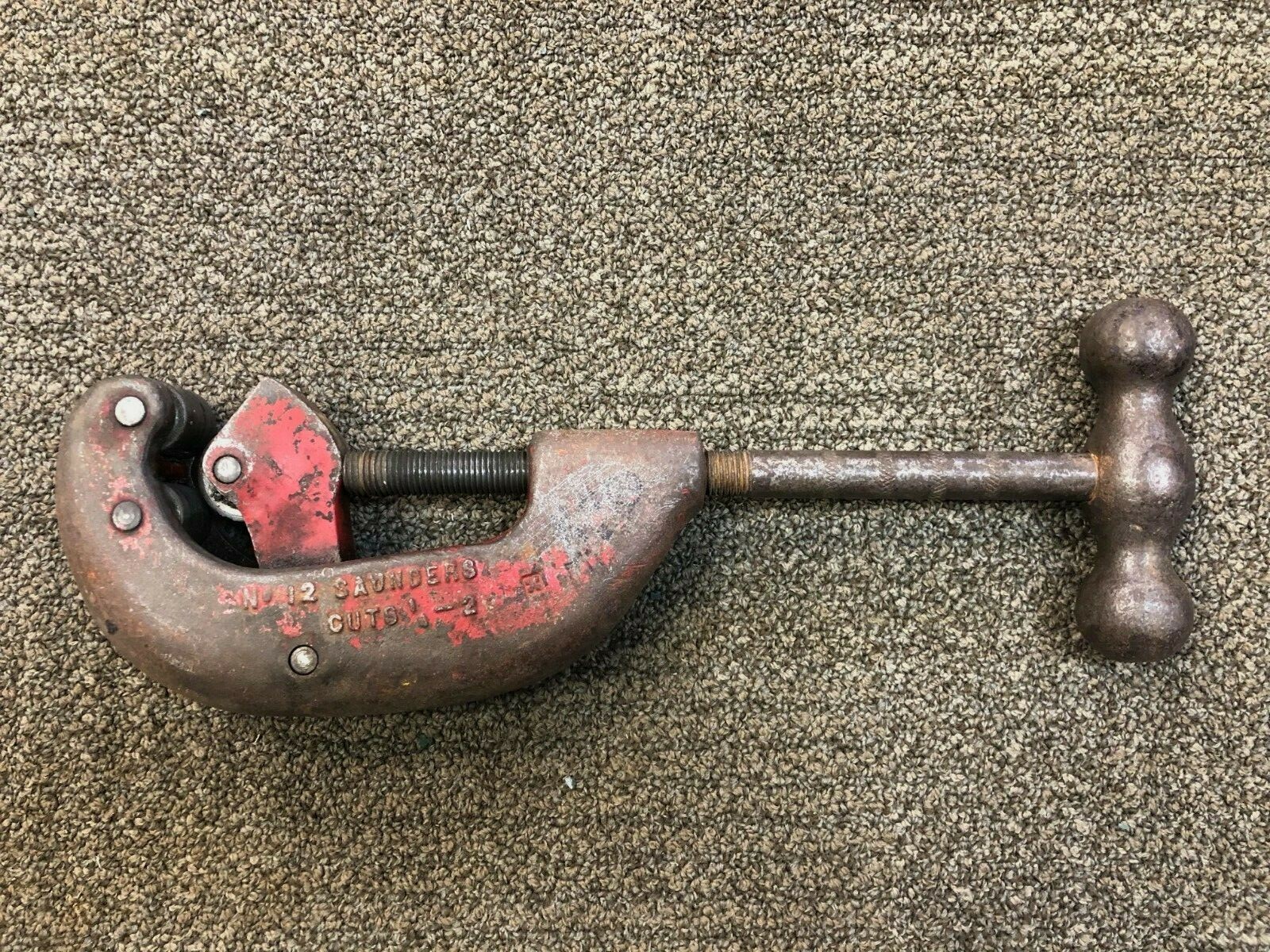 Vintage Large Craftsman / Saunders No. 12 Heavy-Duty 1/8”-2” Pipe Cutter