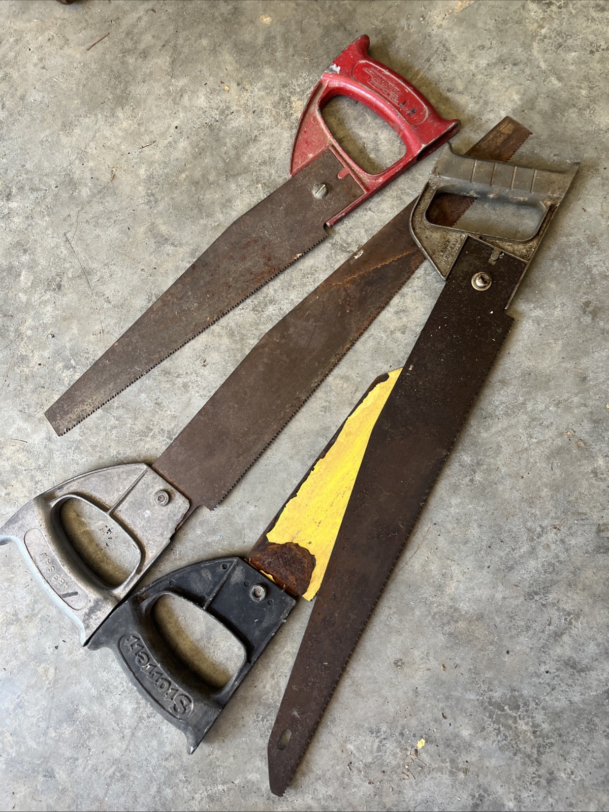 Starrett Lenox ABS Superior Tool PVC HandSaw Blade Used Lot (4) – READ