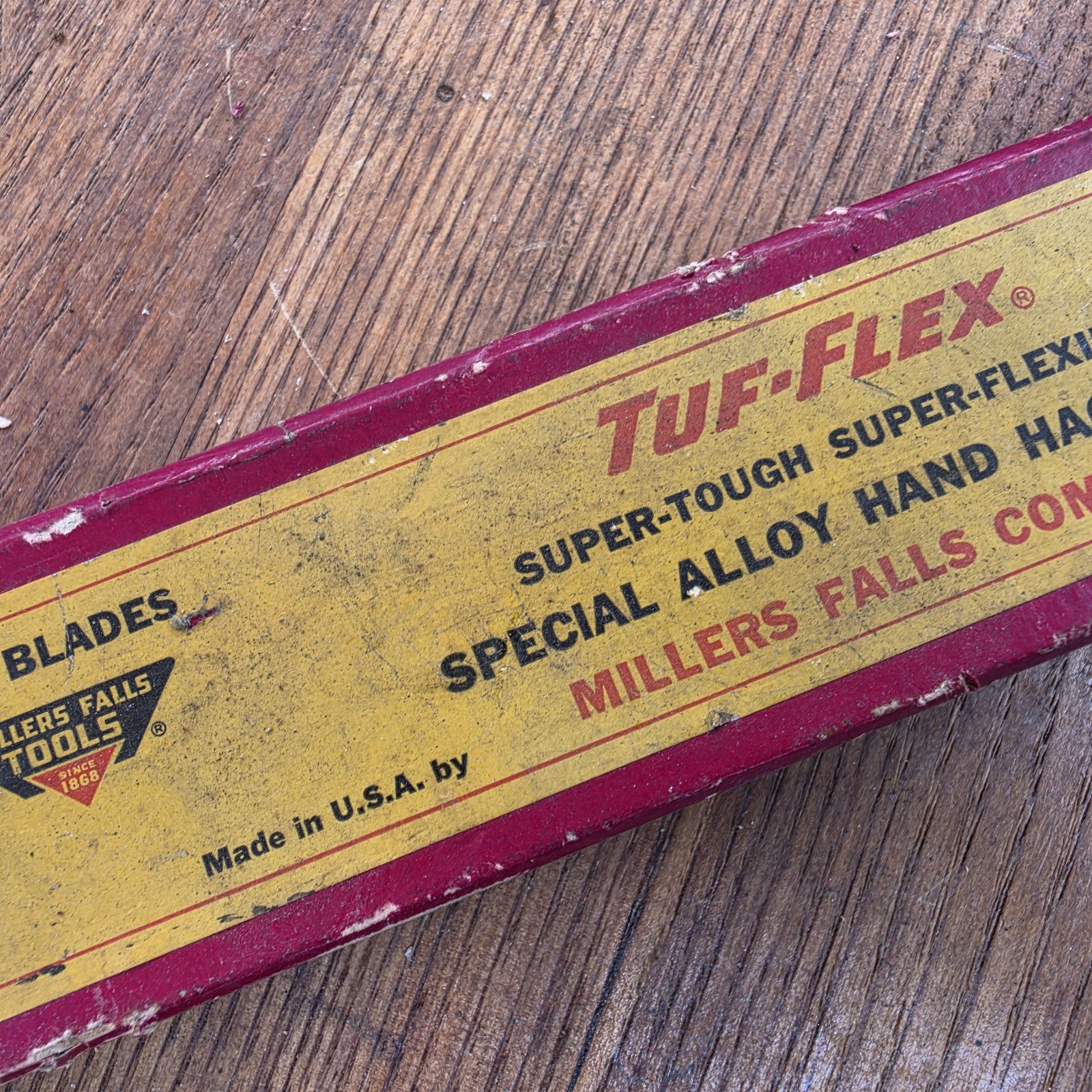 Vintage Millers Falls 100 Blades Box And 8 Blades