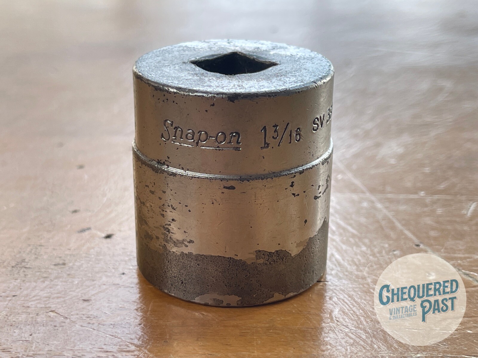 Vintage SNAP-ON USA SV381 1/2″dr 1-3/16″ AF 12pt Socket Made in USA