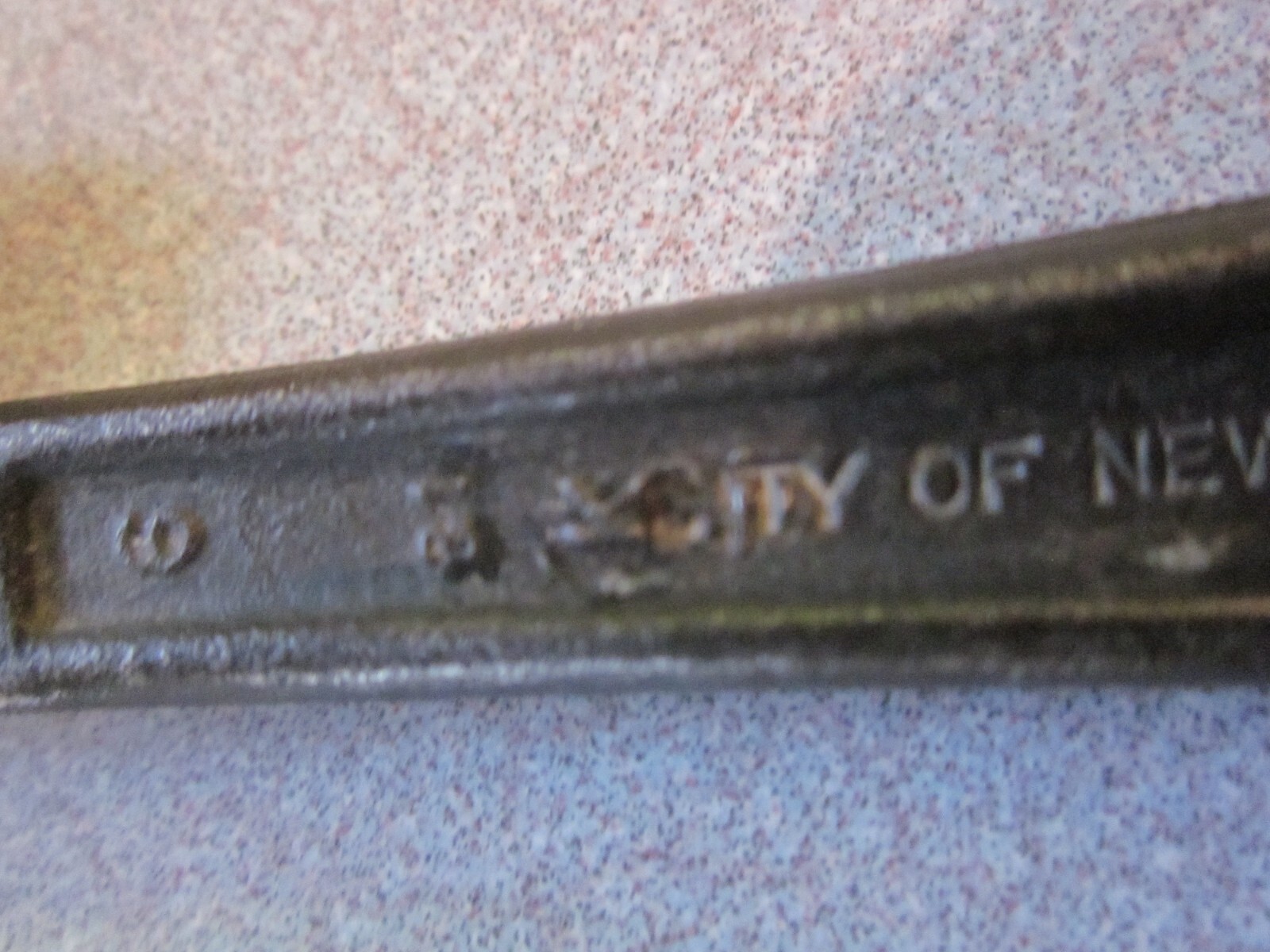 VINTAGE WALCO WRENCH CITY OF NEW YORK TOOL TRANSIT SUBWAY POLICE FIRE DEPARTMENT