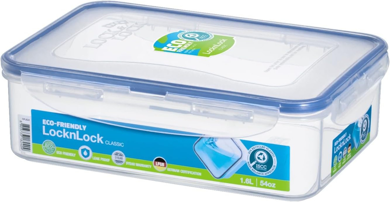 LOCK & LOCK Easy Essentials Food Storage lids/Airtight containers, BPA Free, 54