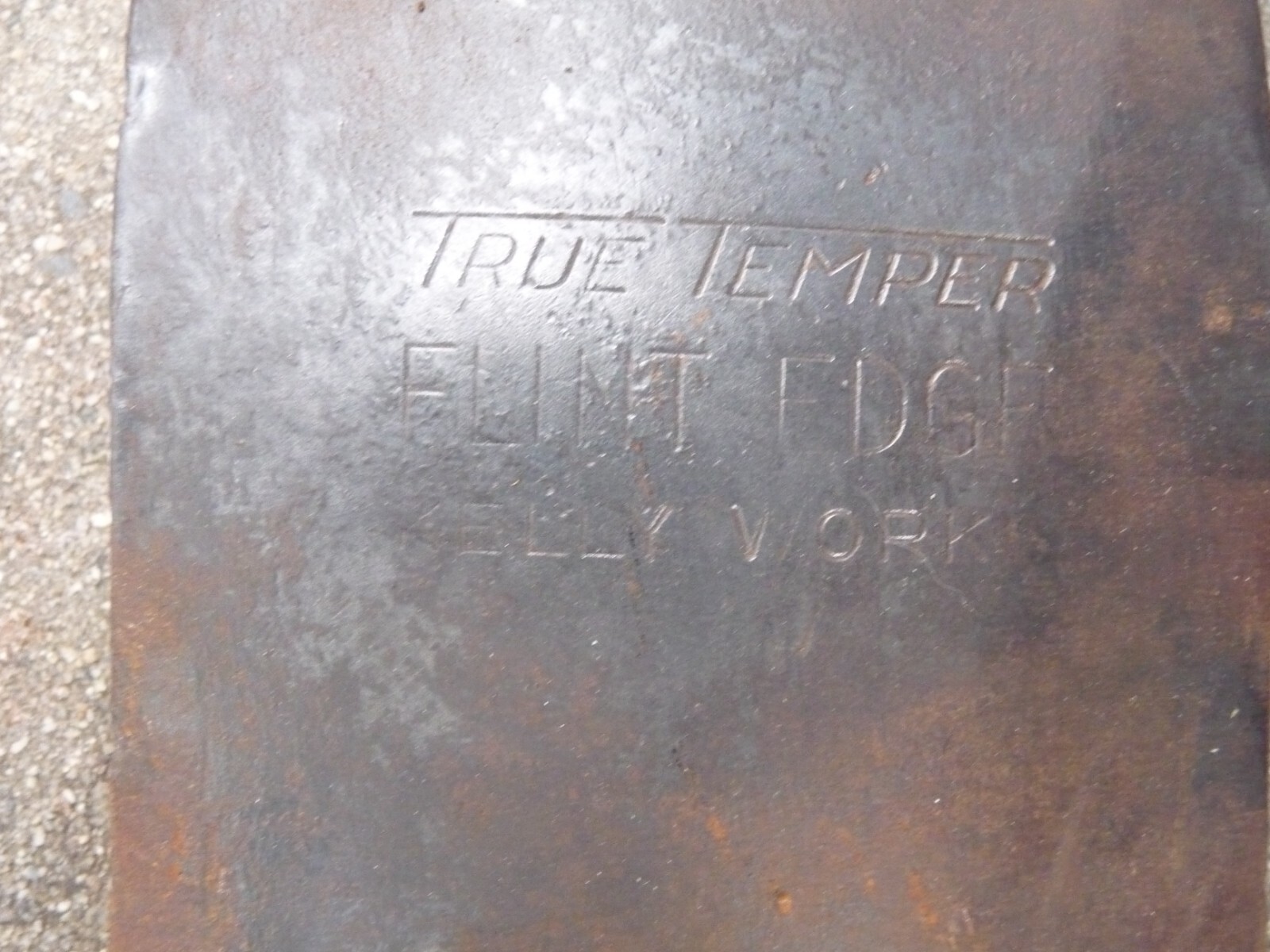 Vintage True Temper Flint Edge Kelly Works Axe Head 3 pounds 14 Oz.
