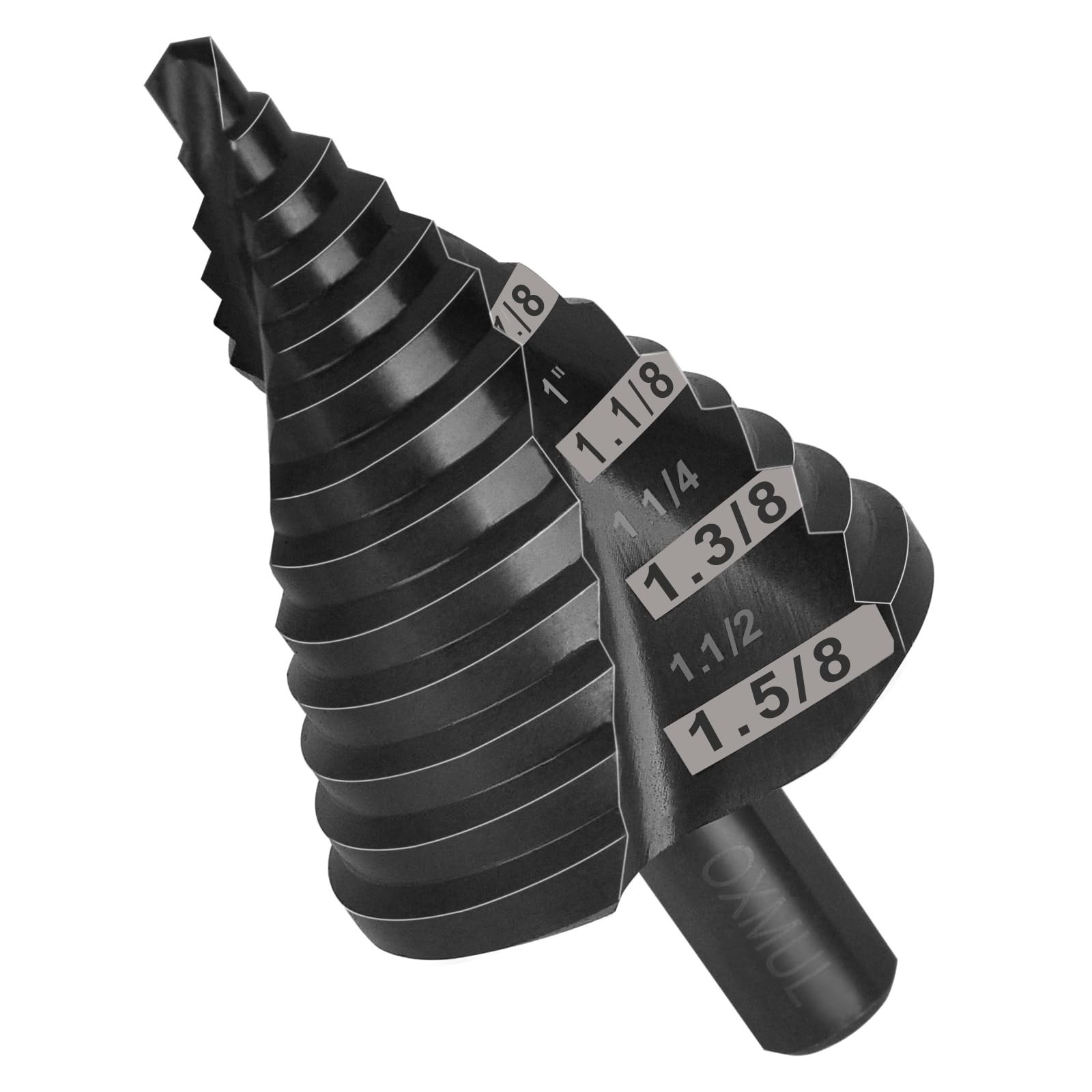 Large Step Drill Bit for Steel, 1-5/8″(Pro) 13Holes, M35 Cobalt Drill Bits, E…