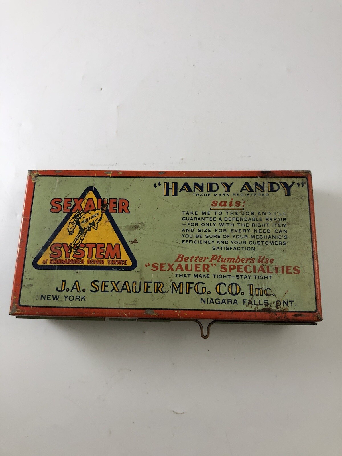 Vintage plumber supplies Handy Andy VB7